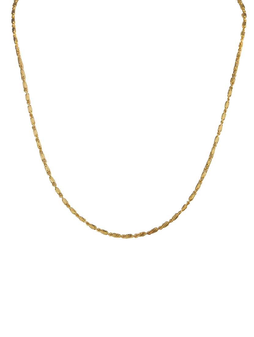 gold plated chain necklace