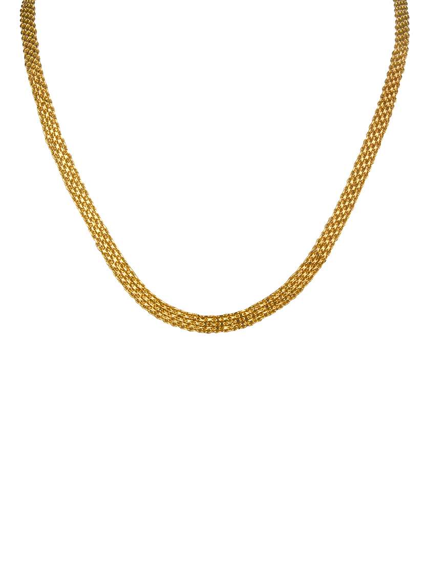 gold plated chain necklace