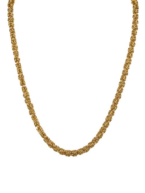 gold plated chain necklace - 18629076 - Standard Image - 0