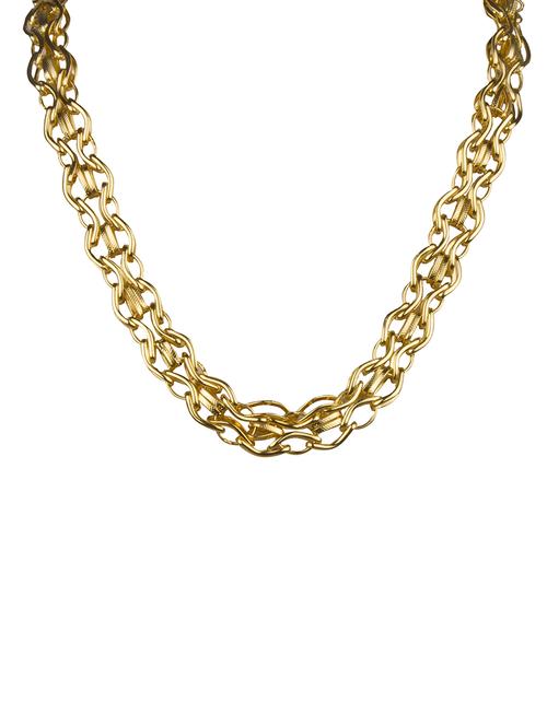 gold plated chain necklace - 18629079 - Standard Image - 0