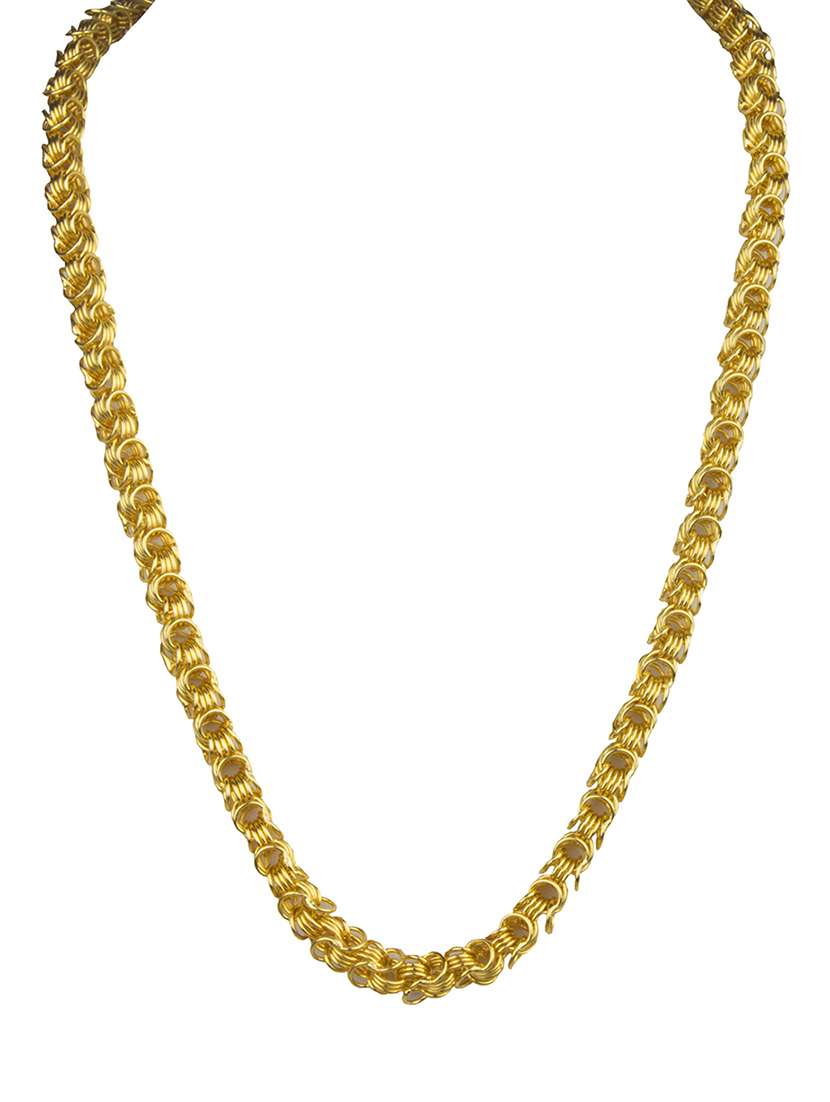 gold plated chain necklace