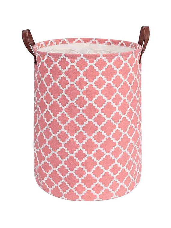 72l sized laundry basket (laltern pink)-56x40.5x40.5cm - 18629116 -  Zoom Image - 0