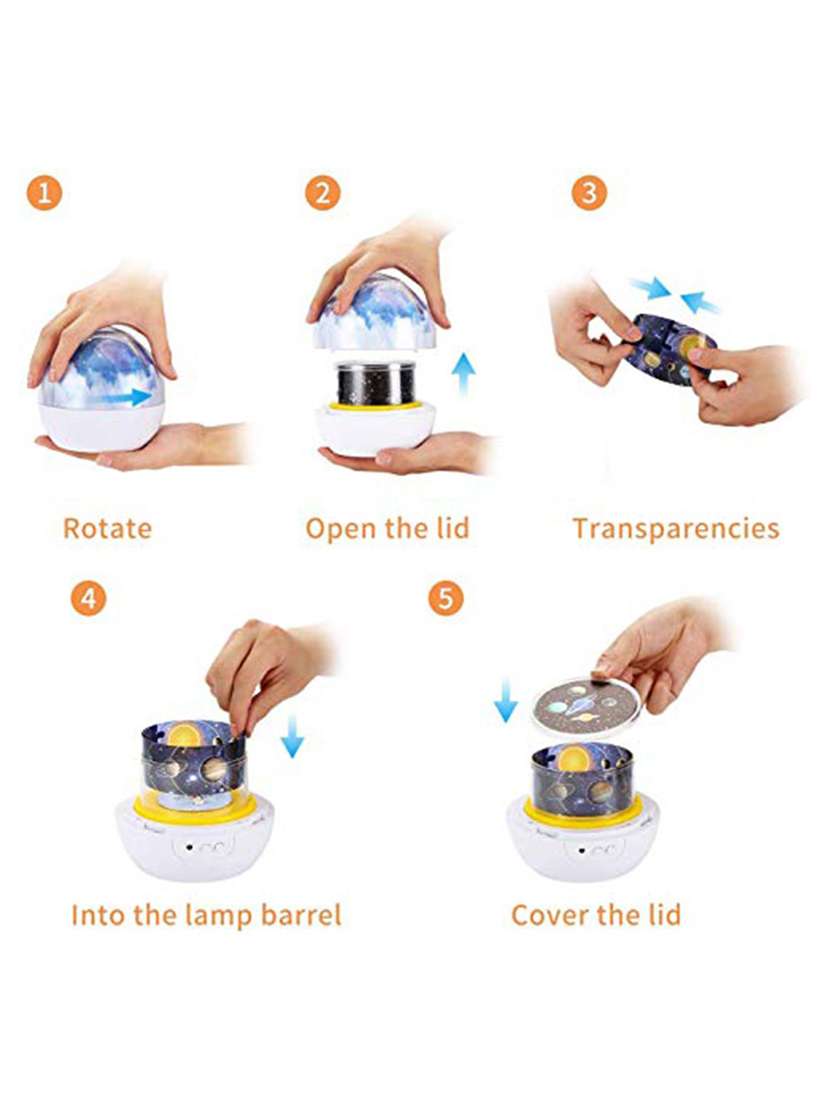 star night light for kids, universe night light projection lamp - 18629180 - Standard Image - 2