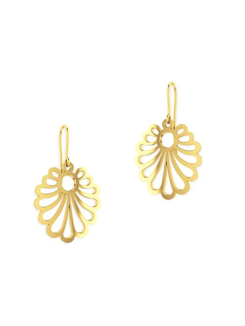 gold plated dangler earring - 18632923 -  Standard Image - 0