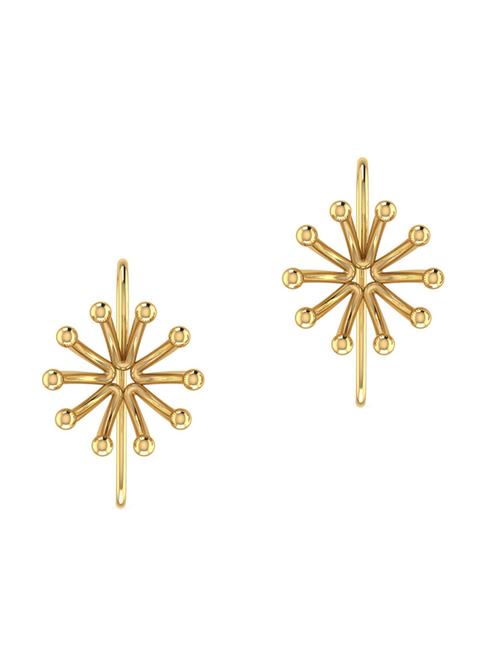 gold silver plated earring - 18632925 -  Standard Image - 0