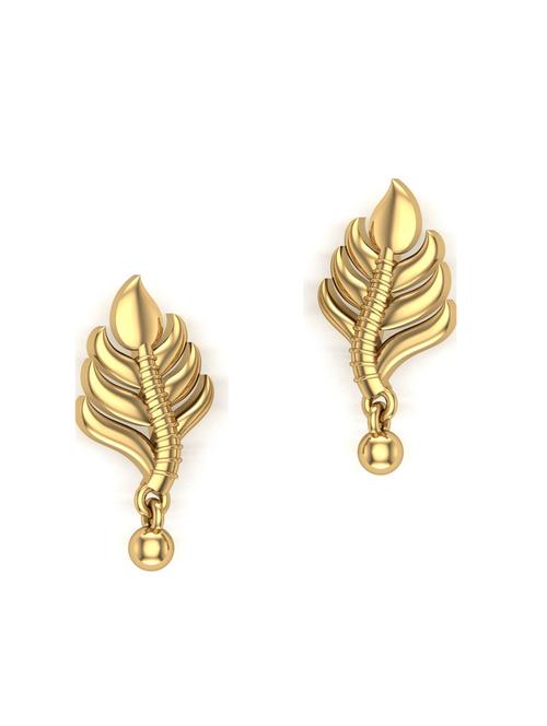 gold plated stud earring - 18632935 -  Standard Image - 0