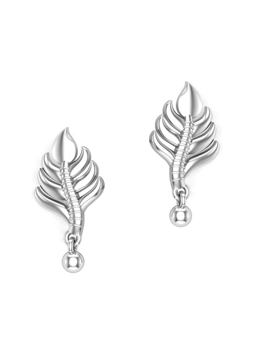 silver plated stud earring - 18632937 - Zoom Image - 0