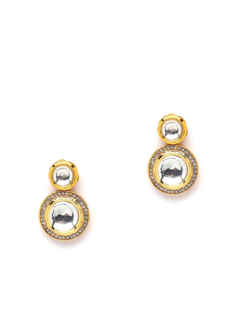 gold plated drop earring