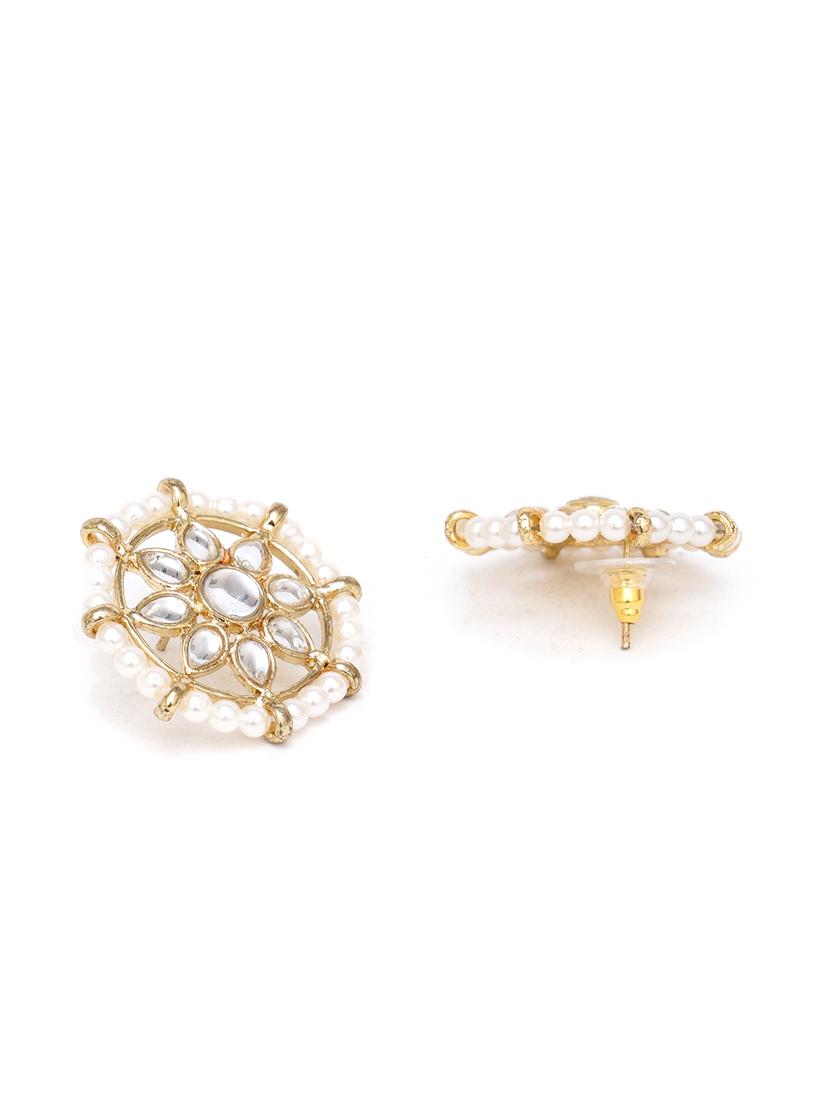 set of 4 gold plated earring - 18632985 - Standard Image - 2