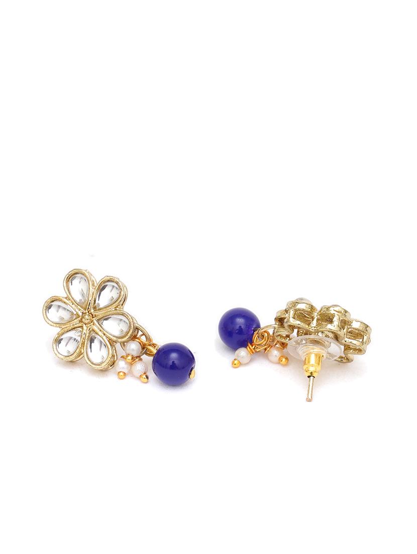 set of 4 gold plated earring - 18633007 - Standard Image - 2