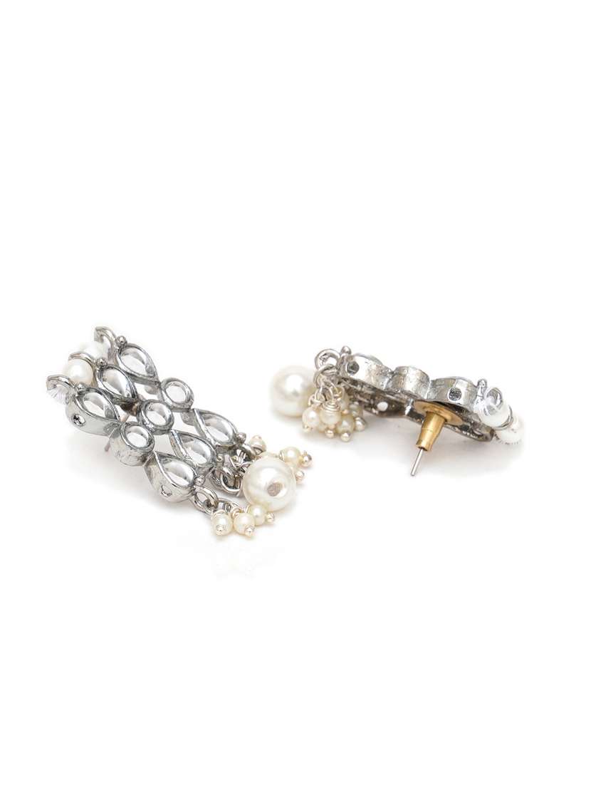 set of 3 handcrafted kundan earrings - 18633033 -  Standard Image - 2