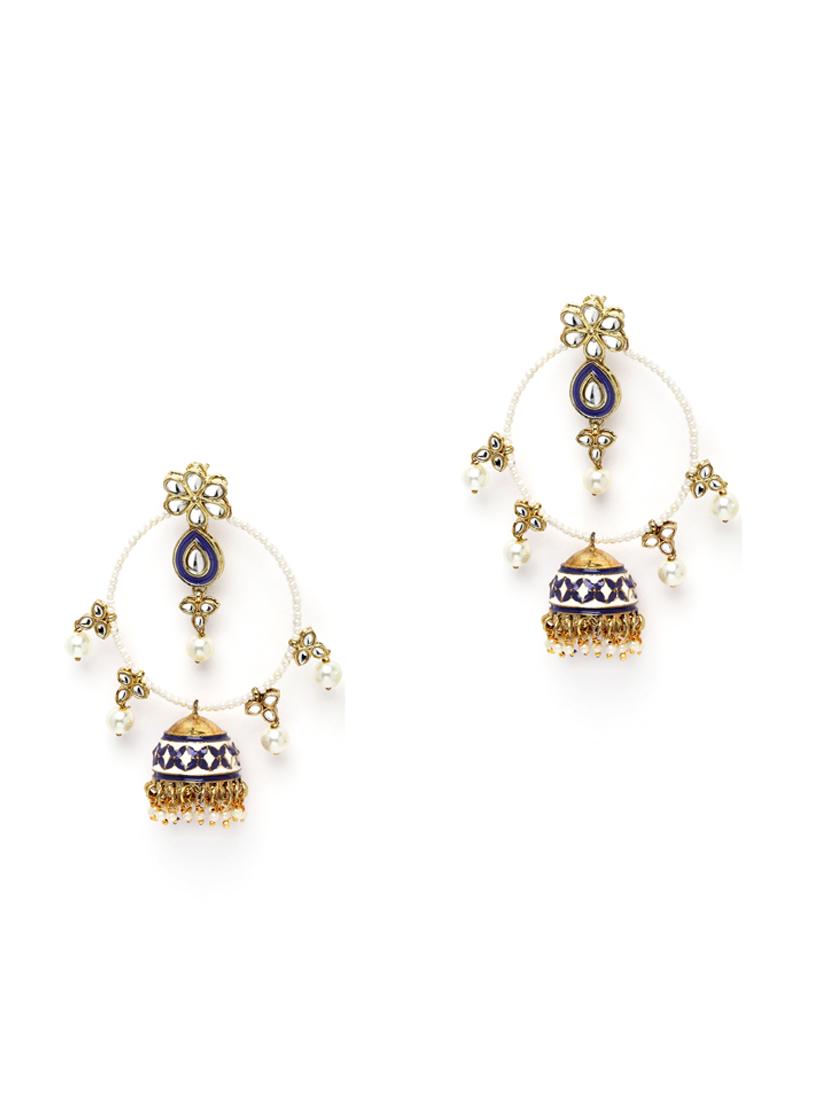 purple metal earring - 18633138 - Zoom Image - 0