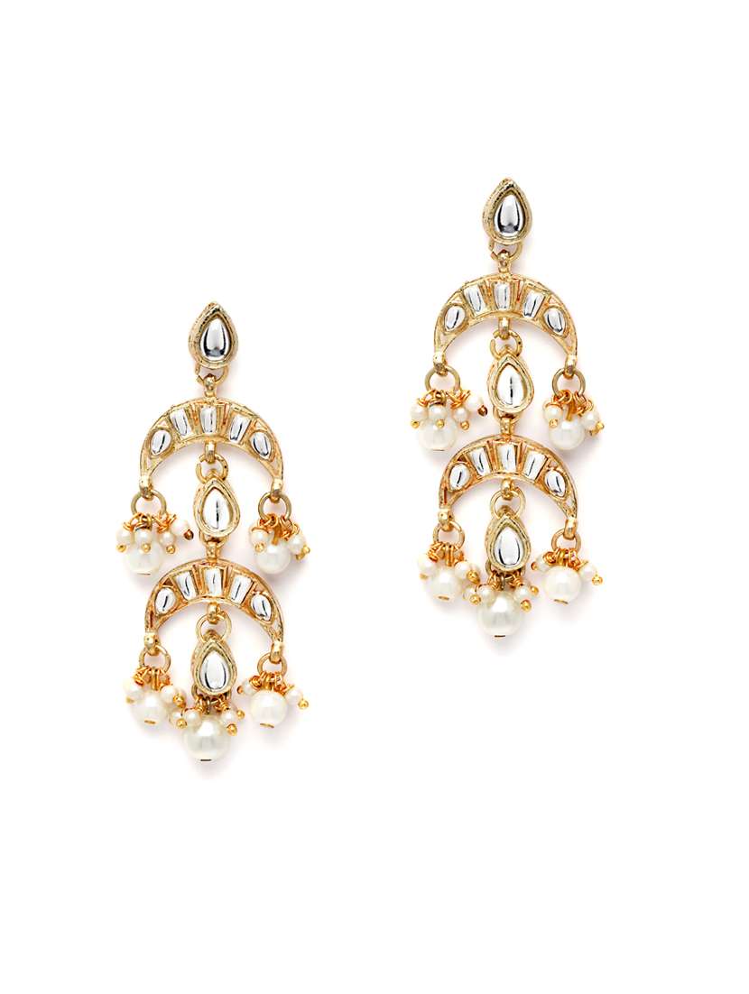 gold plated dangler earring