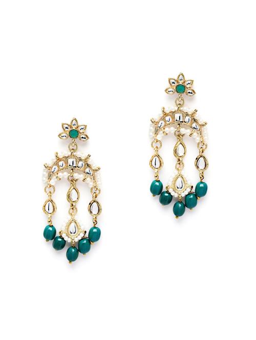 green metal earring - 18633145 - Standard Image - 0
