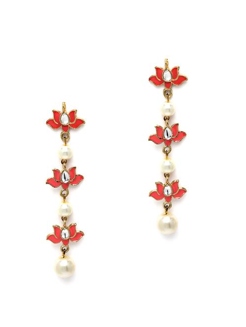 red metal earring - 18633146 -  Standard Image - 0