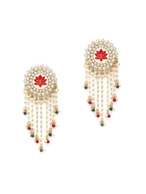 red metal earring - 18633147 - Standard Image - 0