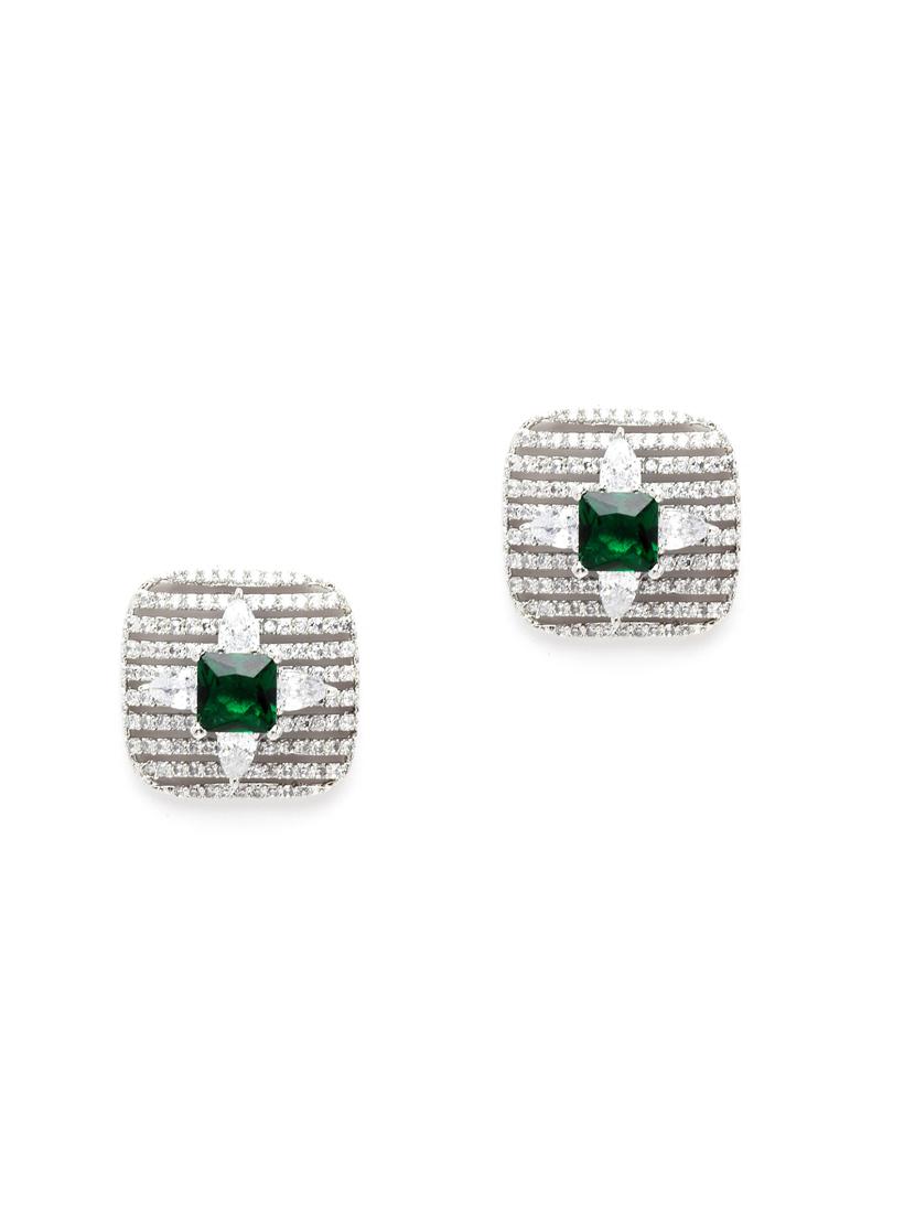 silver plated stud earring - 18633169 -  Zoom Image - 0