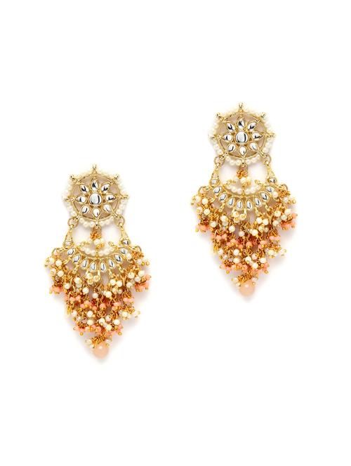 pink metal earring - 18633181 - Standard Image - 0