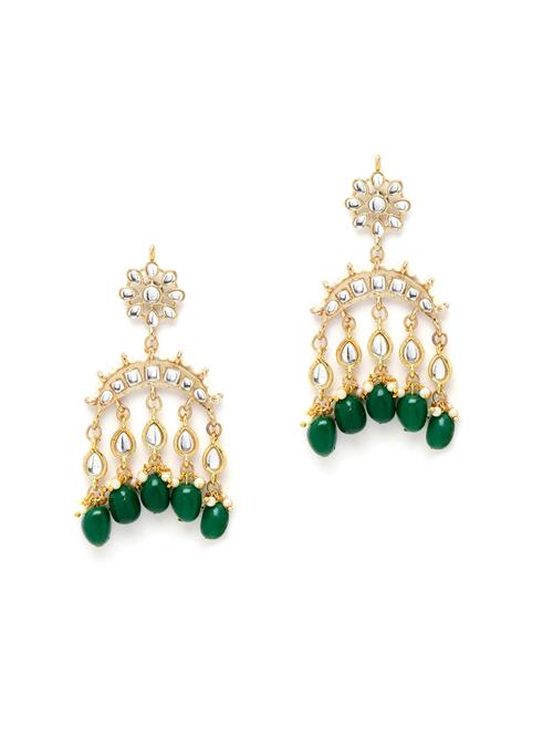 green metal earring - 18633184 -  Standard Image - 0