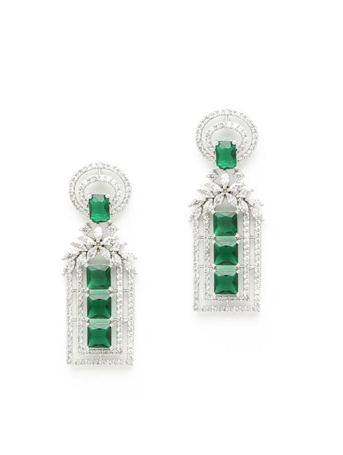 green metal earring - 18633192 - Standard Image - 0
