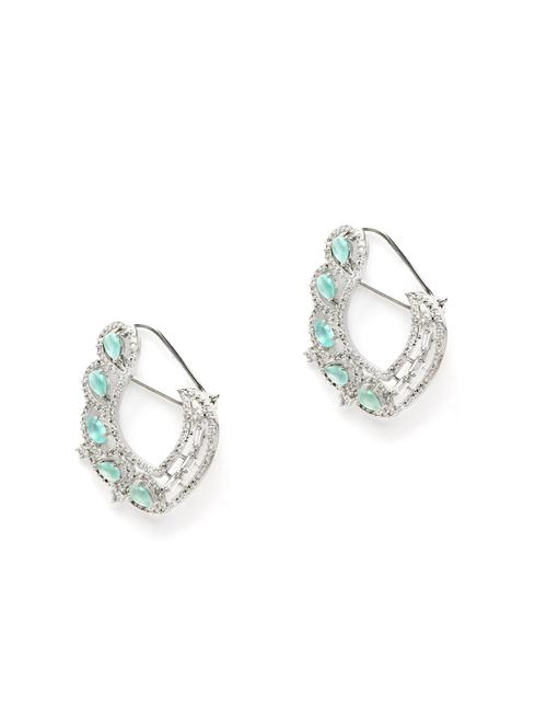 green metal earring - 18633197 -  Standard Image - 0