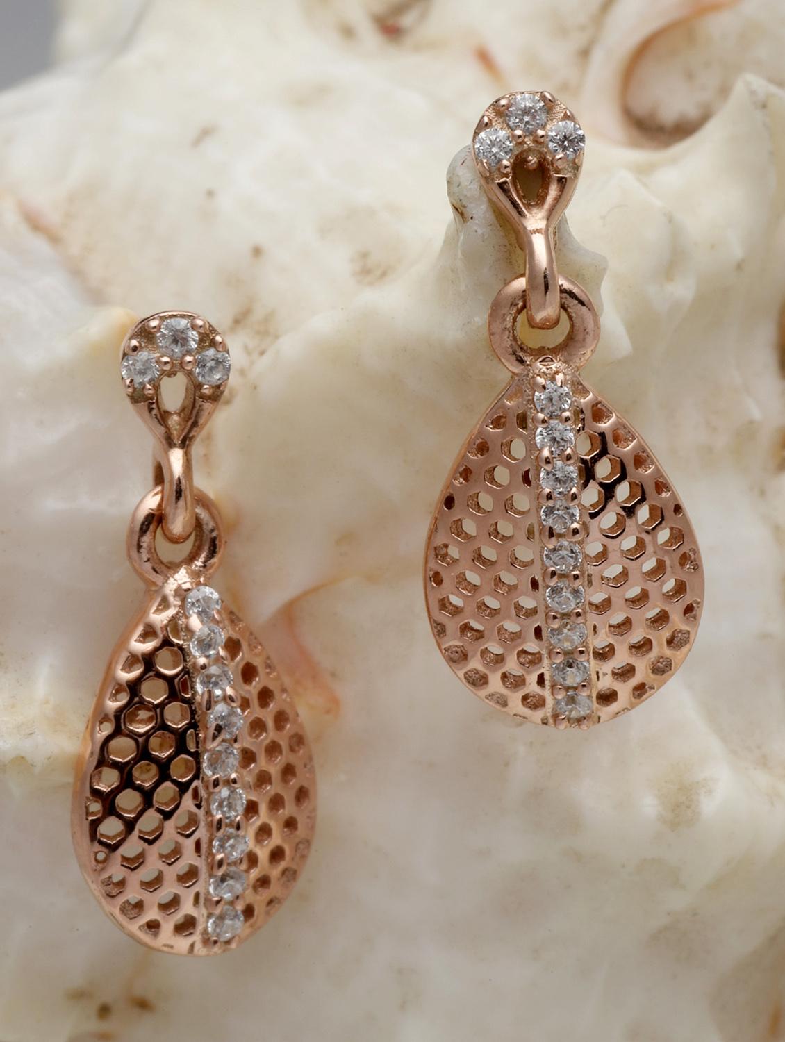 gold silver plated earring - 18633450 - Zoom Image - 0