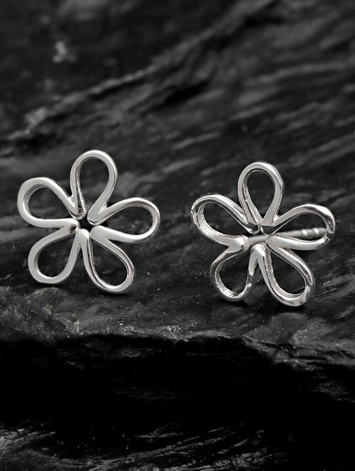 silver silver plated earring - 18633451 -  Standard Image - 0