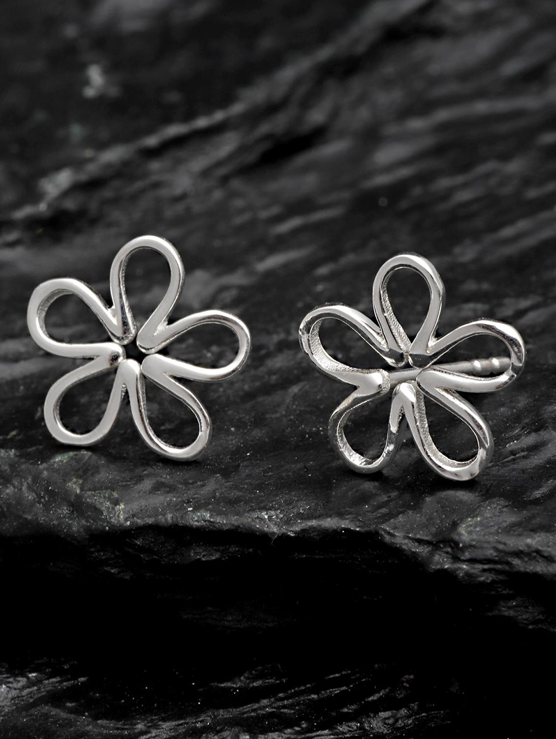 silver silver plated earring - 18633451 -  Zoom Image - 0