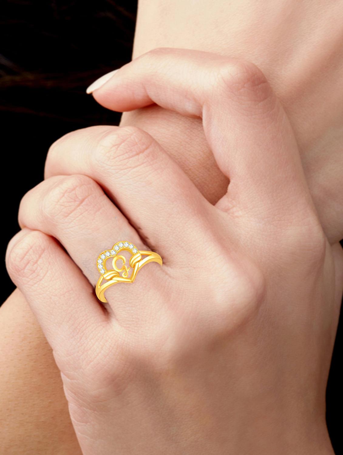 gold plated finger ring - 18633692 - Standard Image - 2