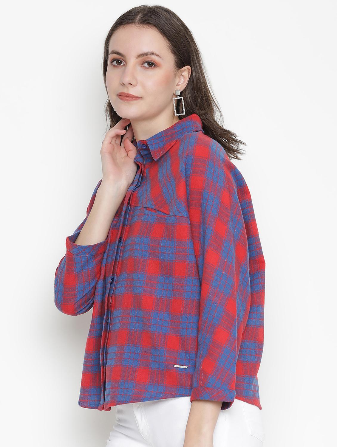 checkered regular shirt - 18634655 - Standard Image - 2