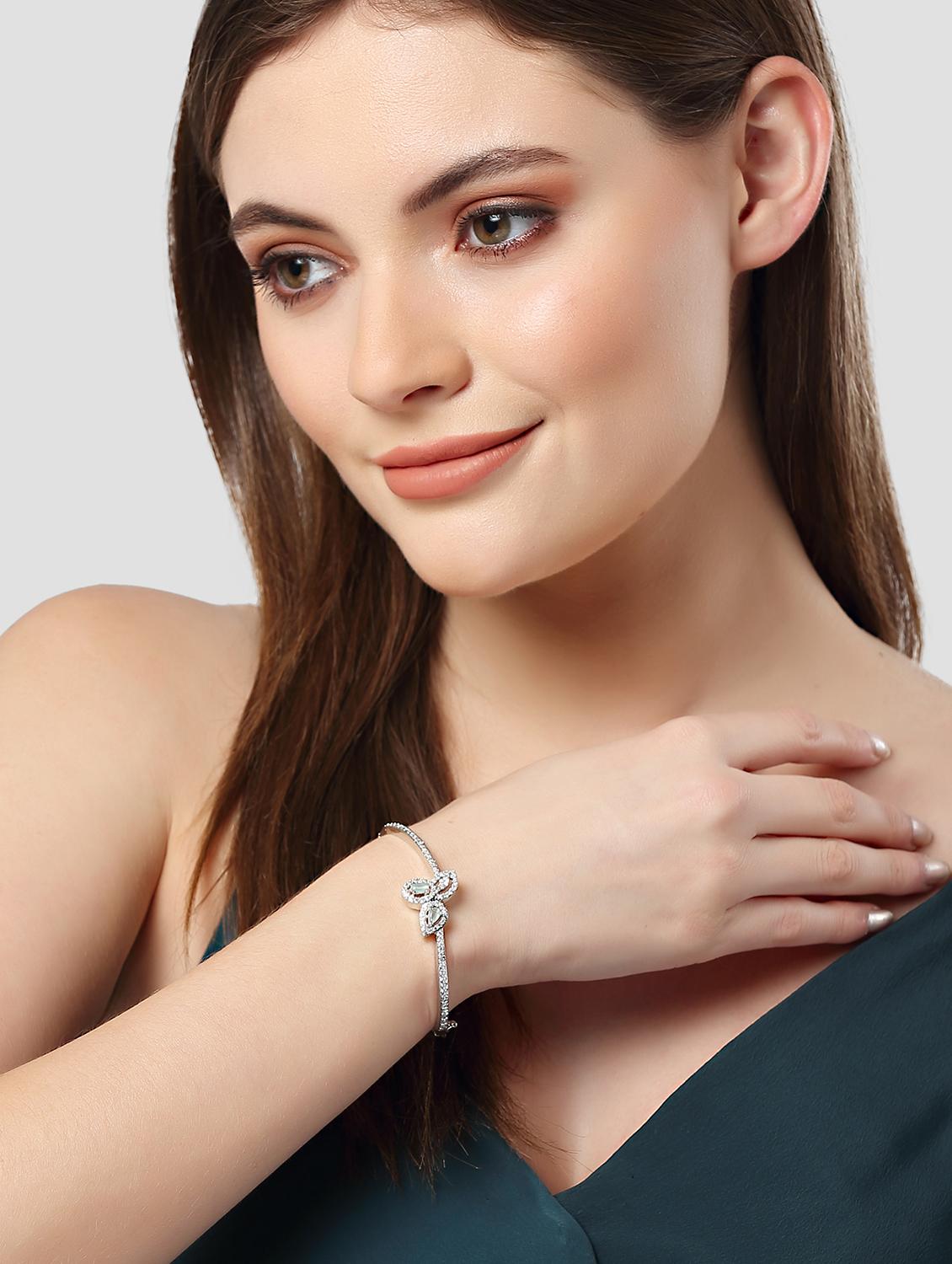 green metal bangle - 18635695 - Standard Image - 2
