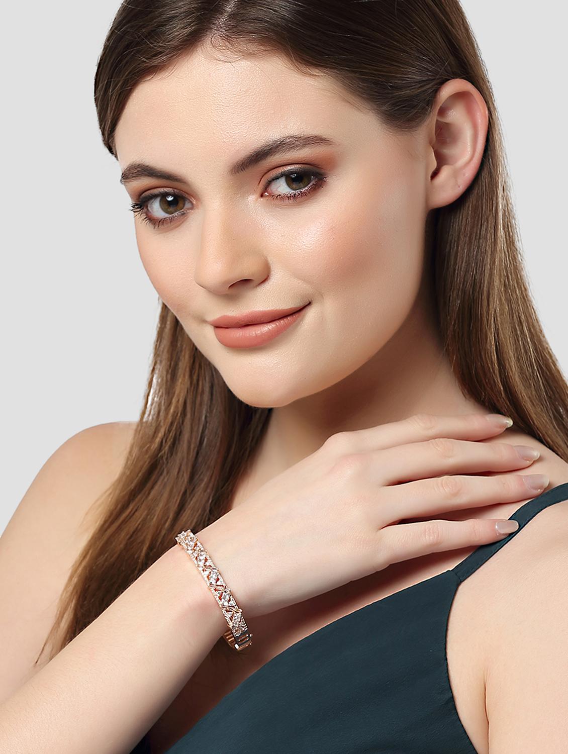 pink metal bangle - 18635697 - Standard Image - 2