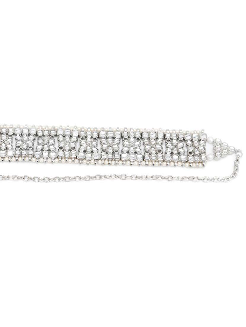 silver metal body jewellery - 18636091 -  Standard Image - 2