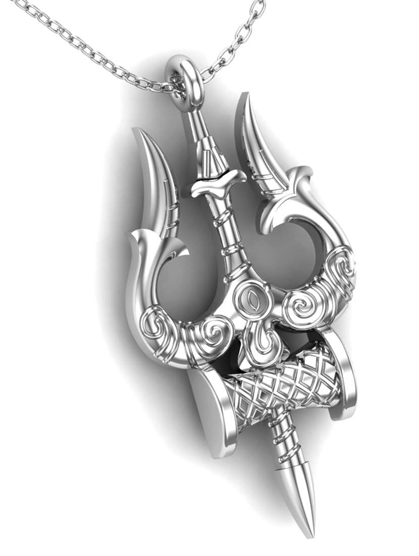 silver metal pendant - 18636160 - Standard Image - 2