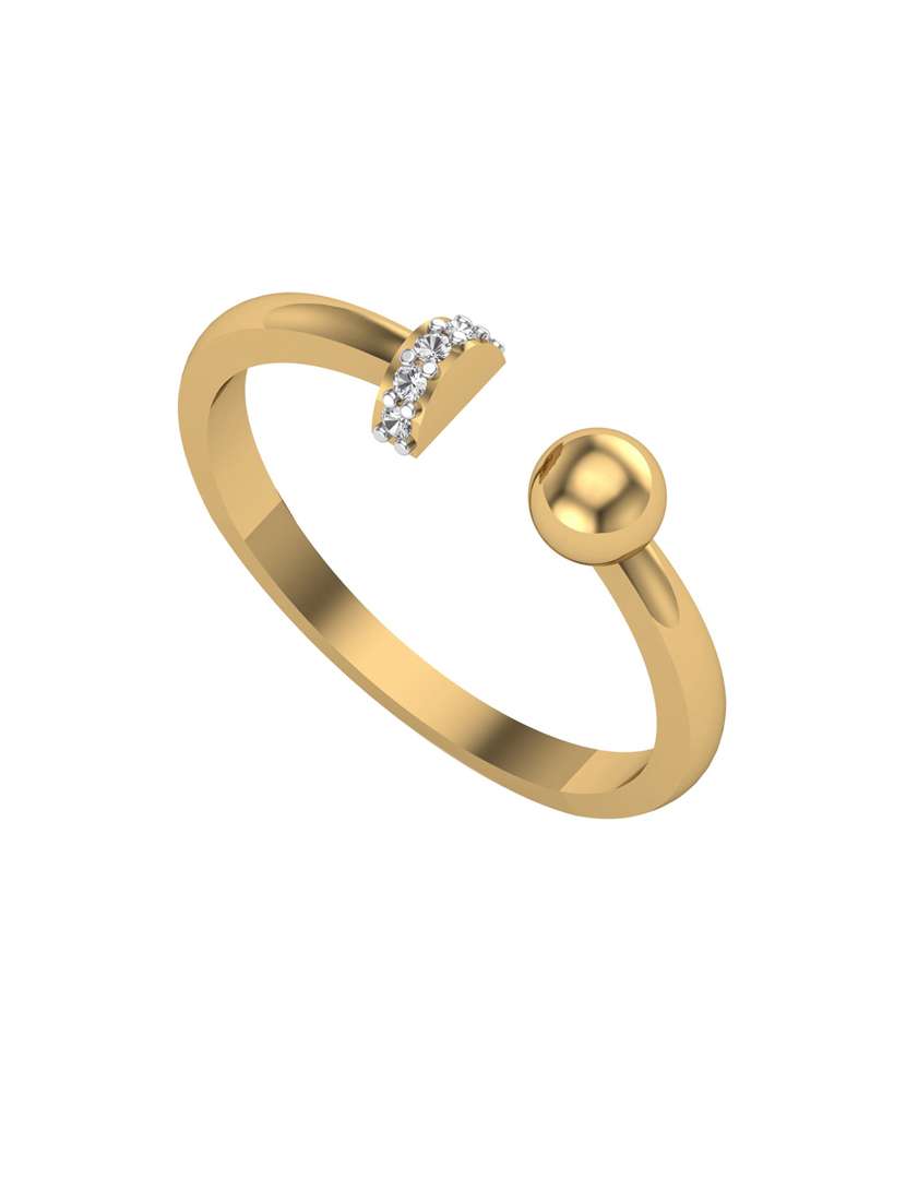 gold metal finger  ring - 18636171 -  Standard Image - 2