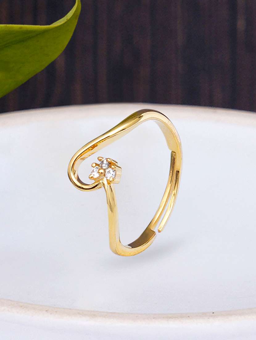 gold metal finger  ring