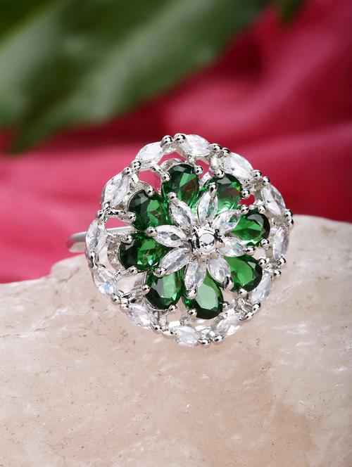 green metal finger ring - 18636193 - Standard Image - 0