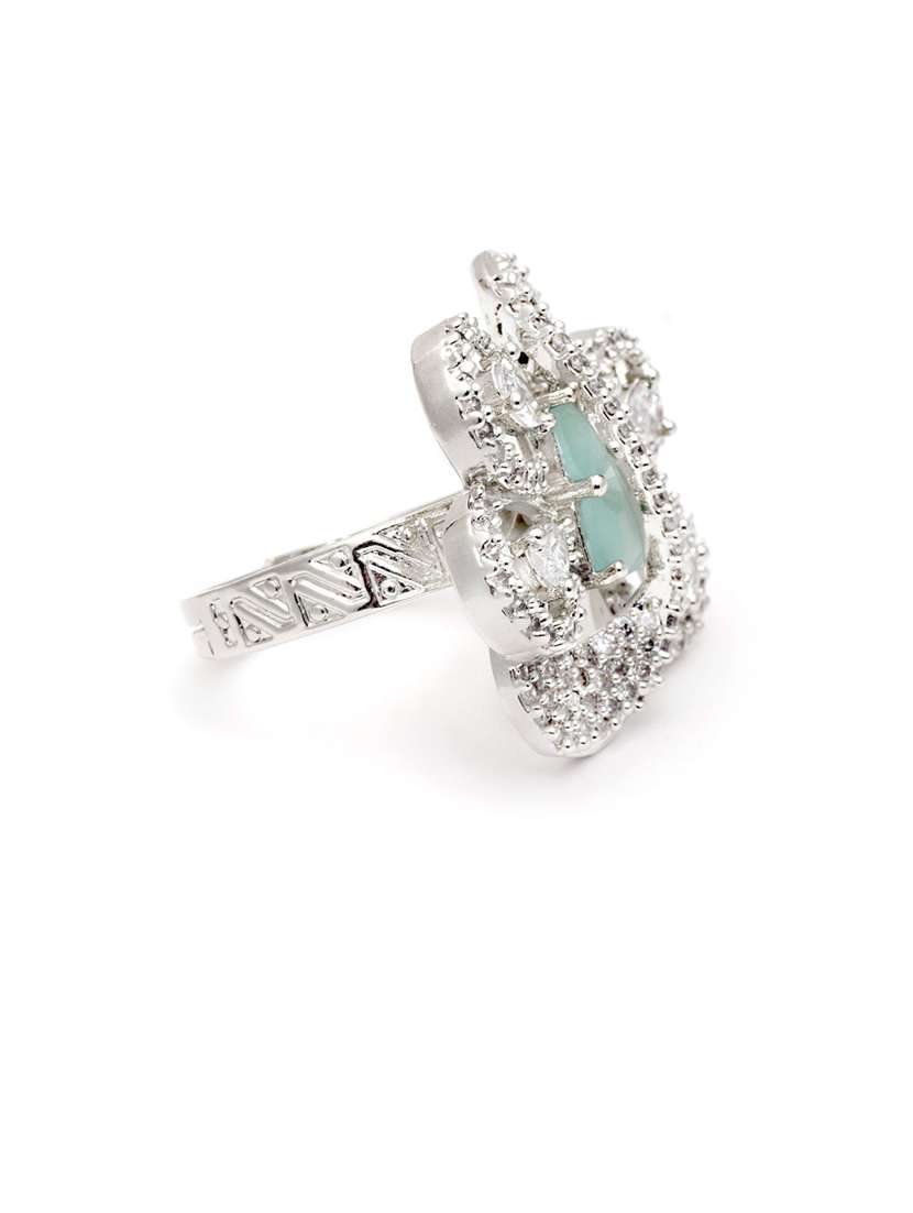 green metal finger ring - 18636199 - Standard Image - 2