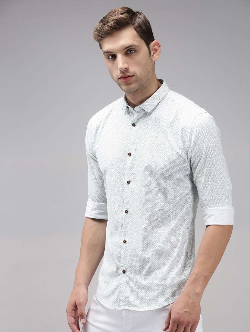 mens geometric casual shirt - 18636832 -  Standard Image - 2