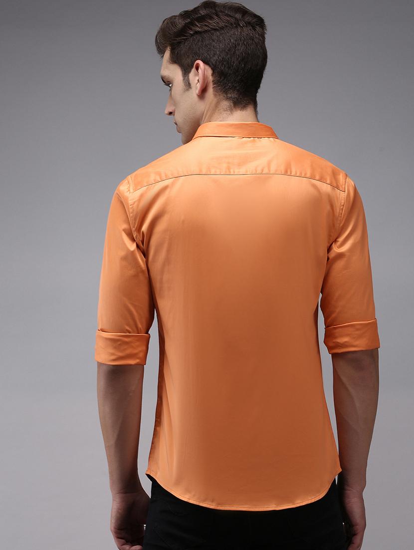 mens solid casual shirt - 18636854 - Standard Image - 2