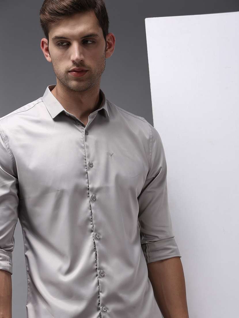 mens solid casual shirt - 18636863 -  Standard Image - 2