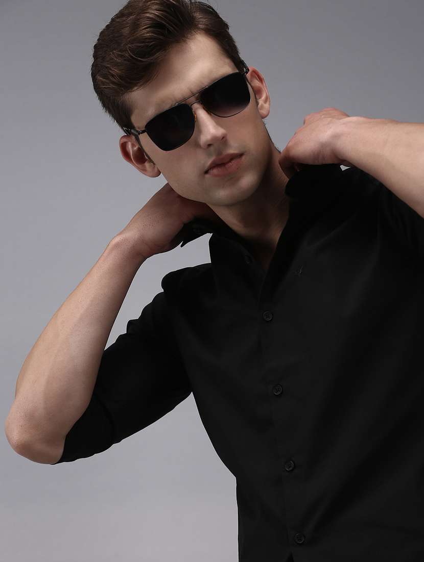mens solid casual shirt - 18636866 -  Standard Image - 2