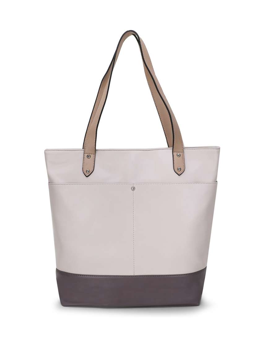 color block regular tote