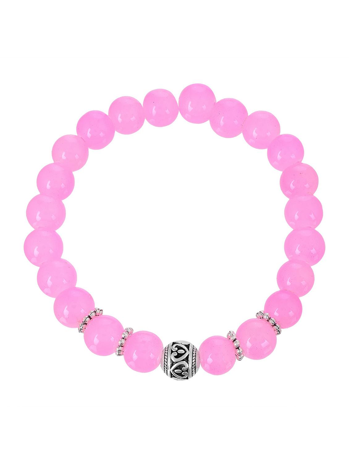 pink metal bangle bracelet - 18637290 - Standard Image - 2