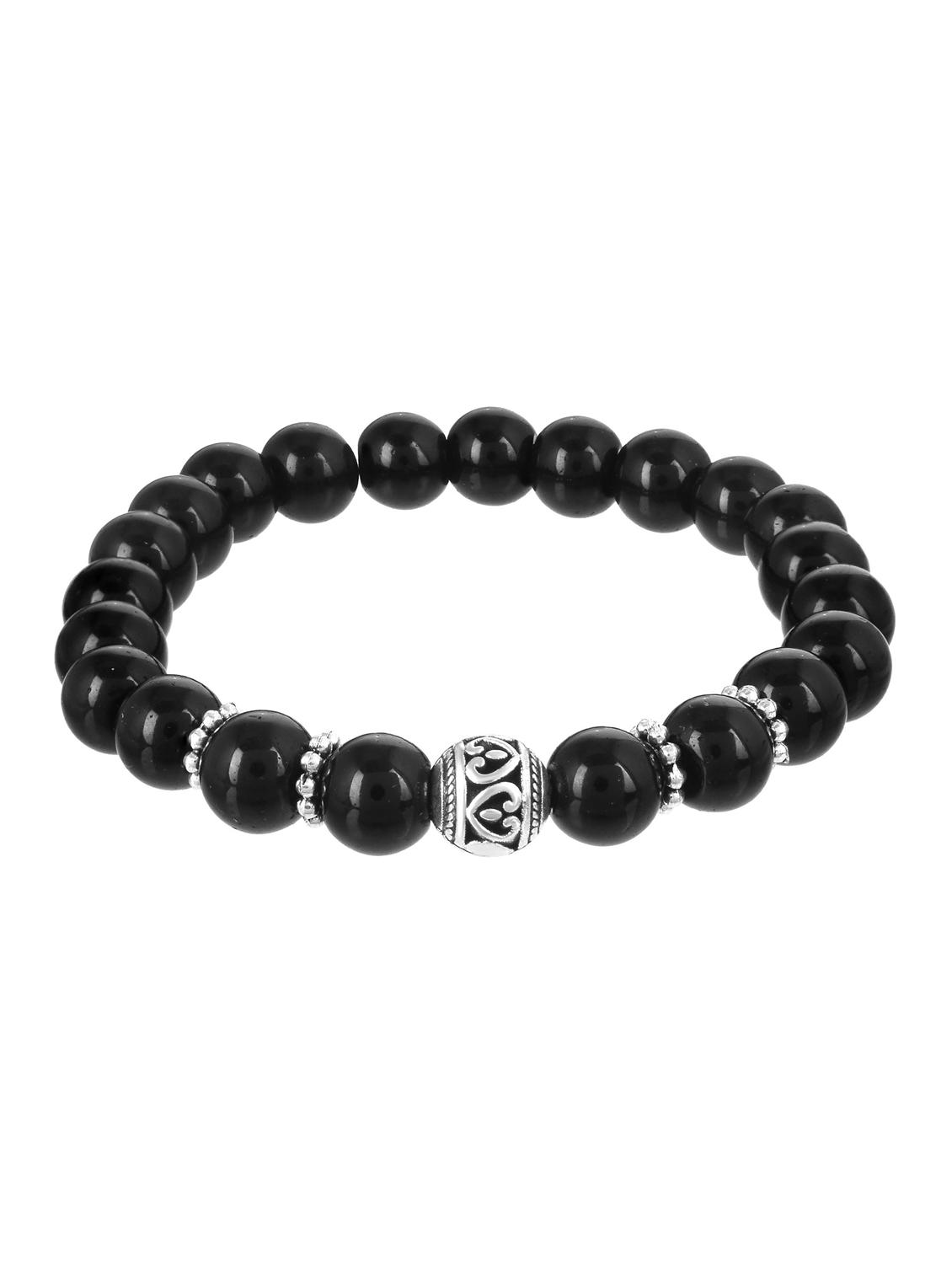 black beaded bracelet - 18637311 - Standard Image - 2