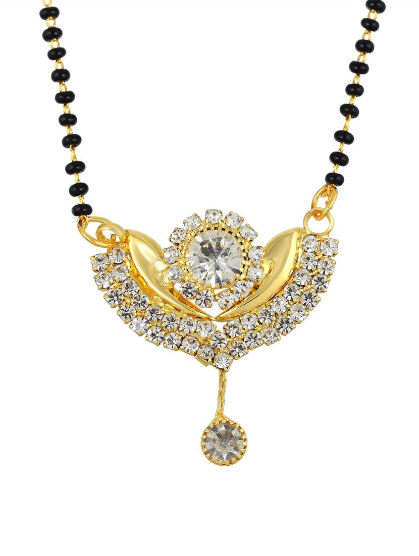 gold plated mangalsutra - 18637489 - Standard Image - 2