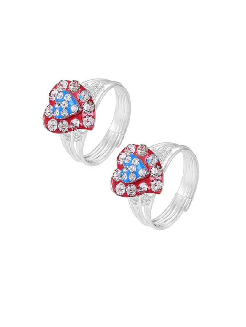 multi colored brass toe ring - 18637518 - Standard Image - 2