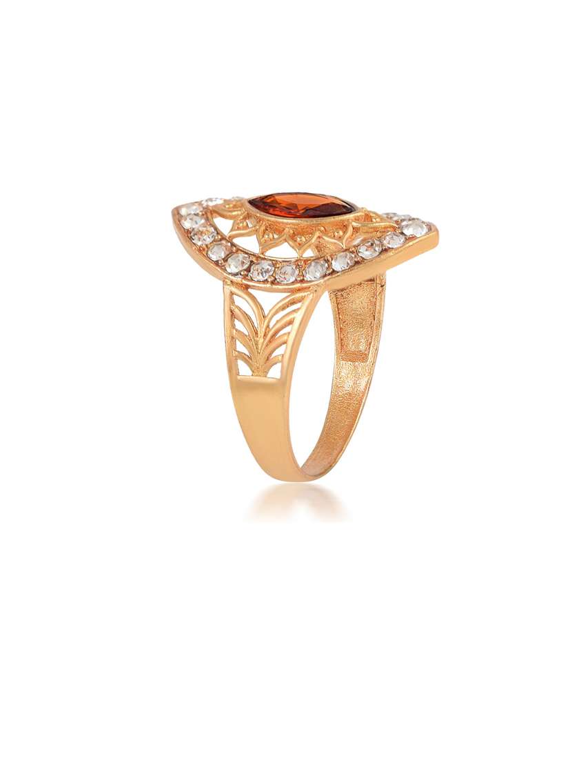 gold brass finger ring - 18637520 - Standard Image - 2