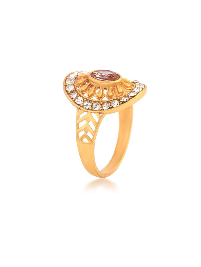 gold brass finger ring - 18637524 - Standard Image - 2
