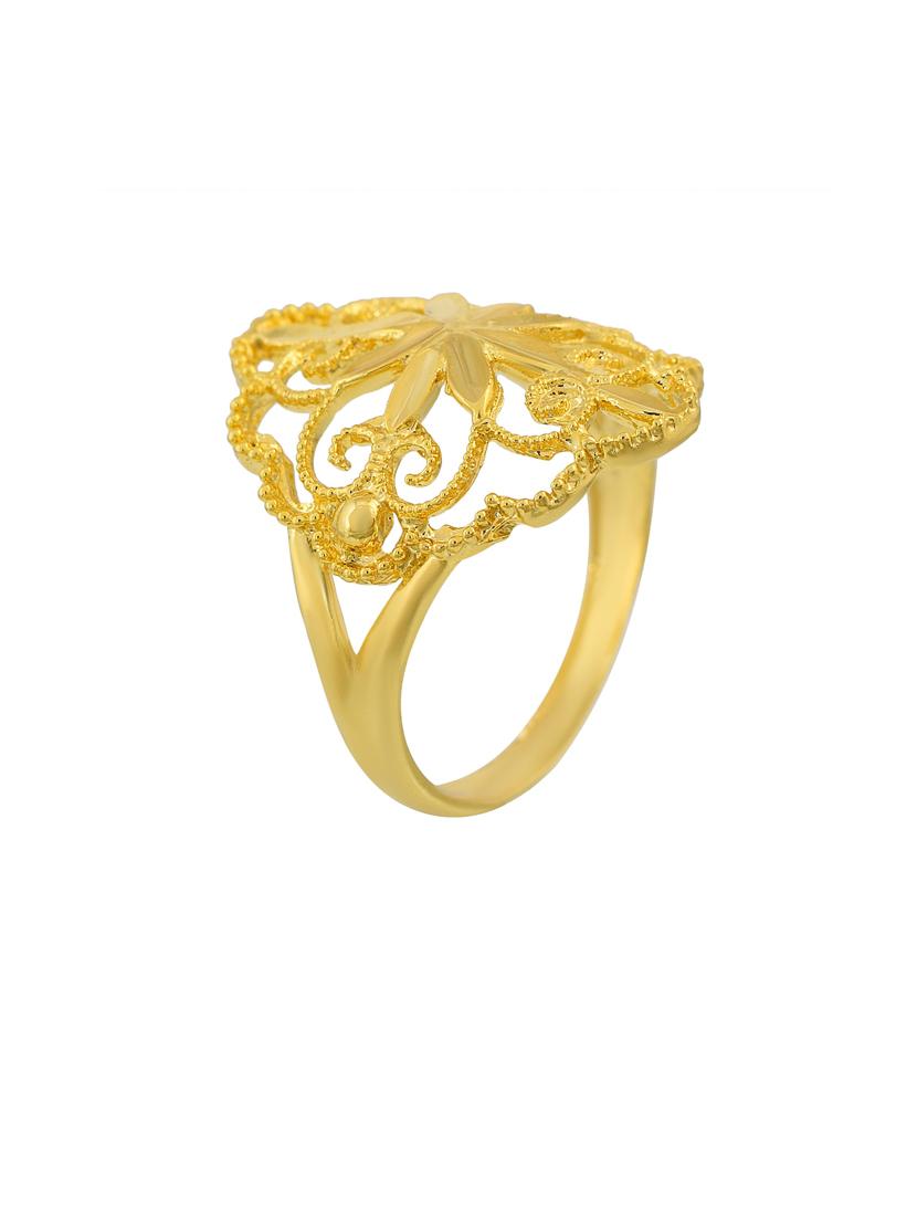 gold brass finger ring - 18637527 - Standard Image - 2